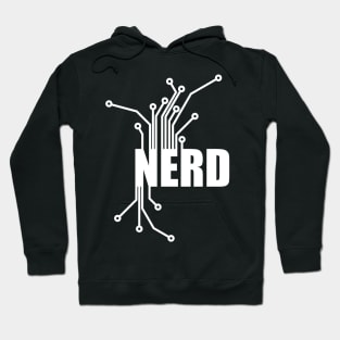 Nerd Circuit Board - Computer CPU Technology Nerd Design Hoodie